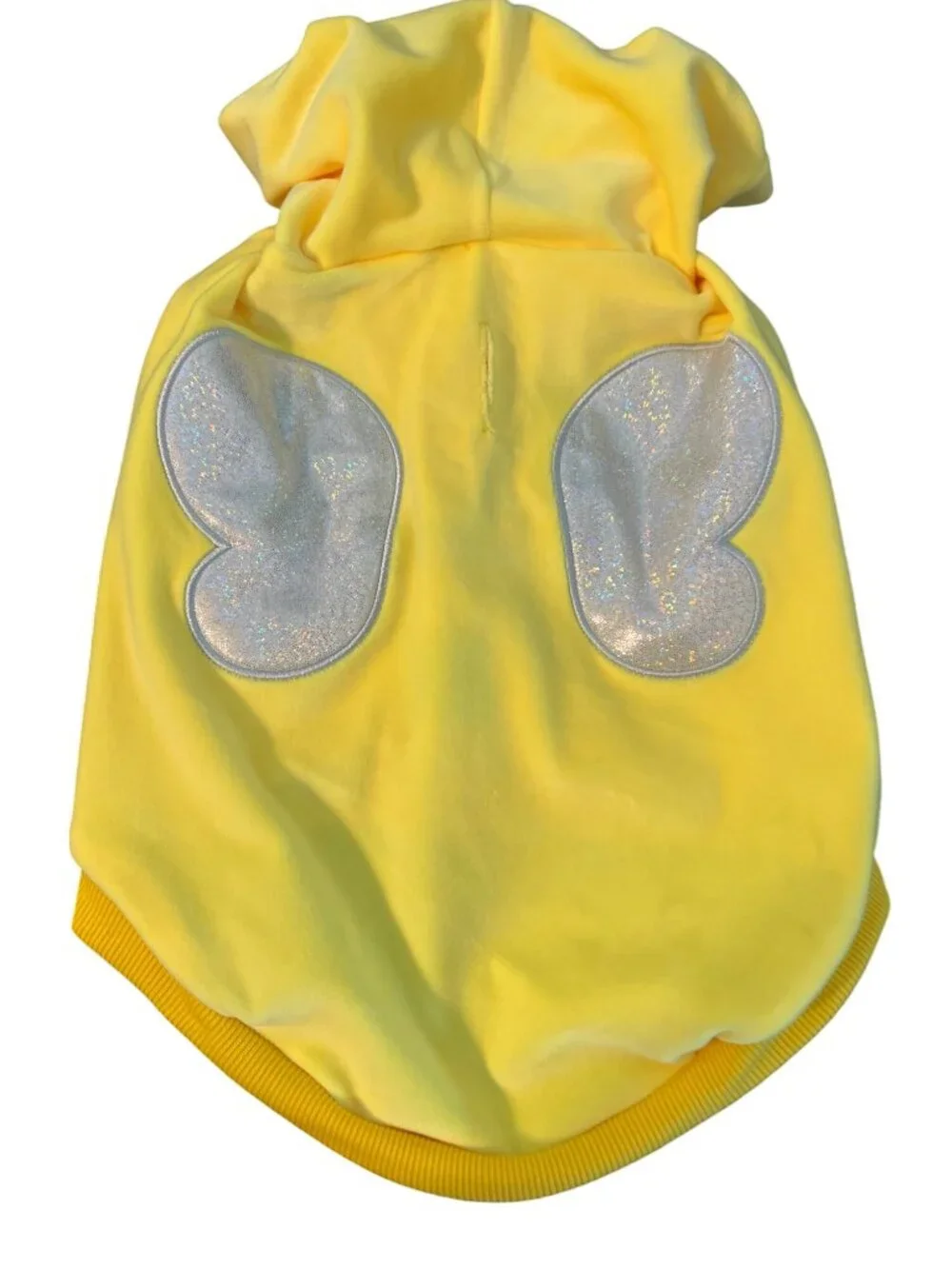 Sunny Bee Squishmallows Dog Hoodie Sweatshirt Costume Glitter Wings Sz Small NWT
